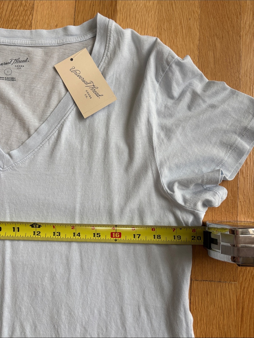Universal Thread V-Neck T-shirts, 1 Light Blue & 3 White. Buy 3 get 1 FREE! - Picture 6 of 16